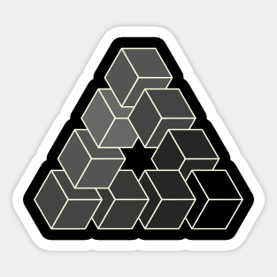 Penrose Noir Sticker
